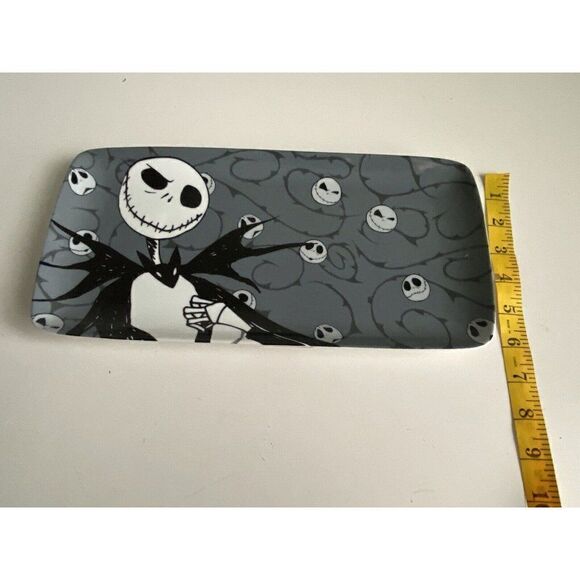 Disney Nightmare Before Christmas Jack Skellington Ceramic Rectangular Tray NEW - Picture 6 of 8